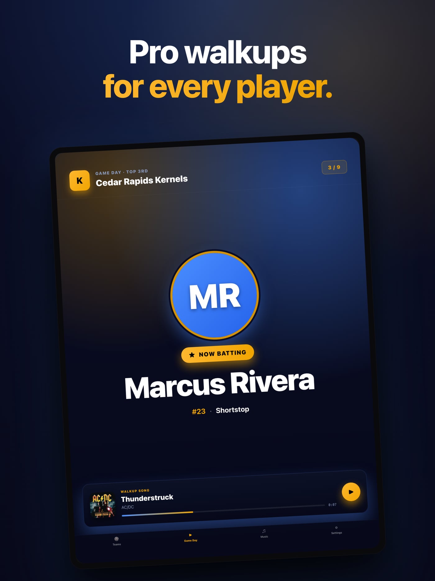 Walkup Pro iPad screenshot
