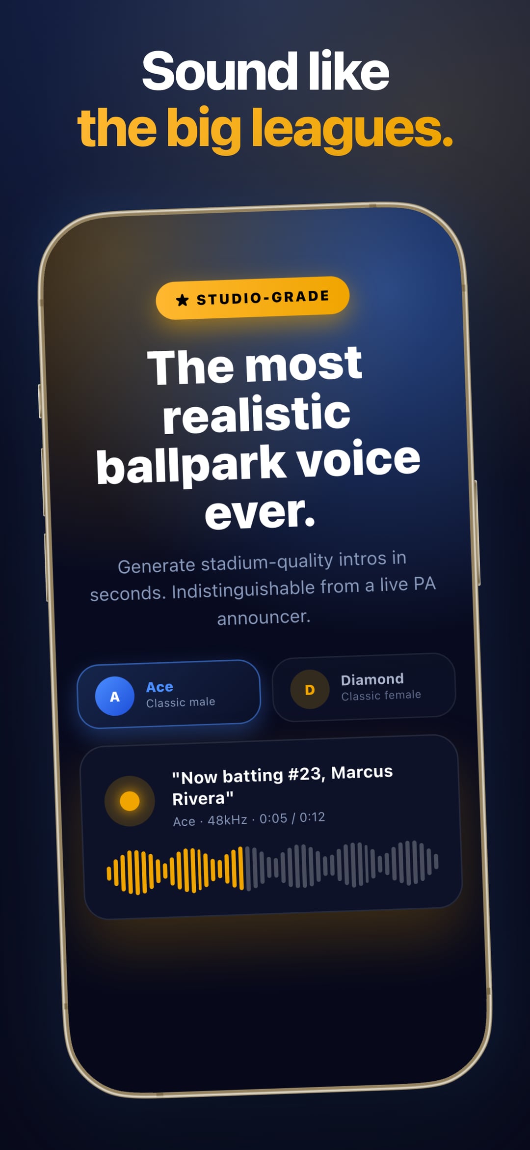 Walkup Pro iPhone screenshot — Lineup