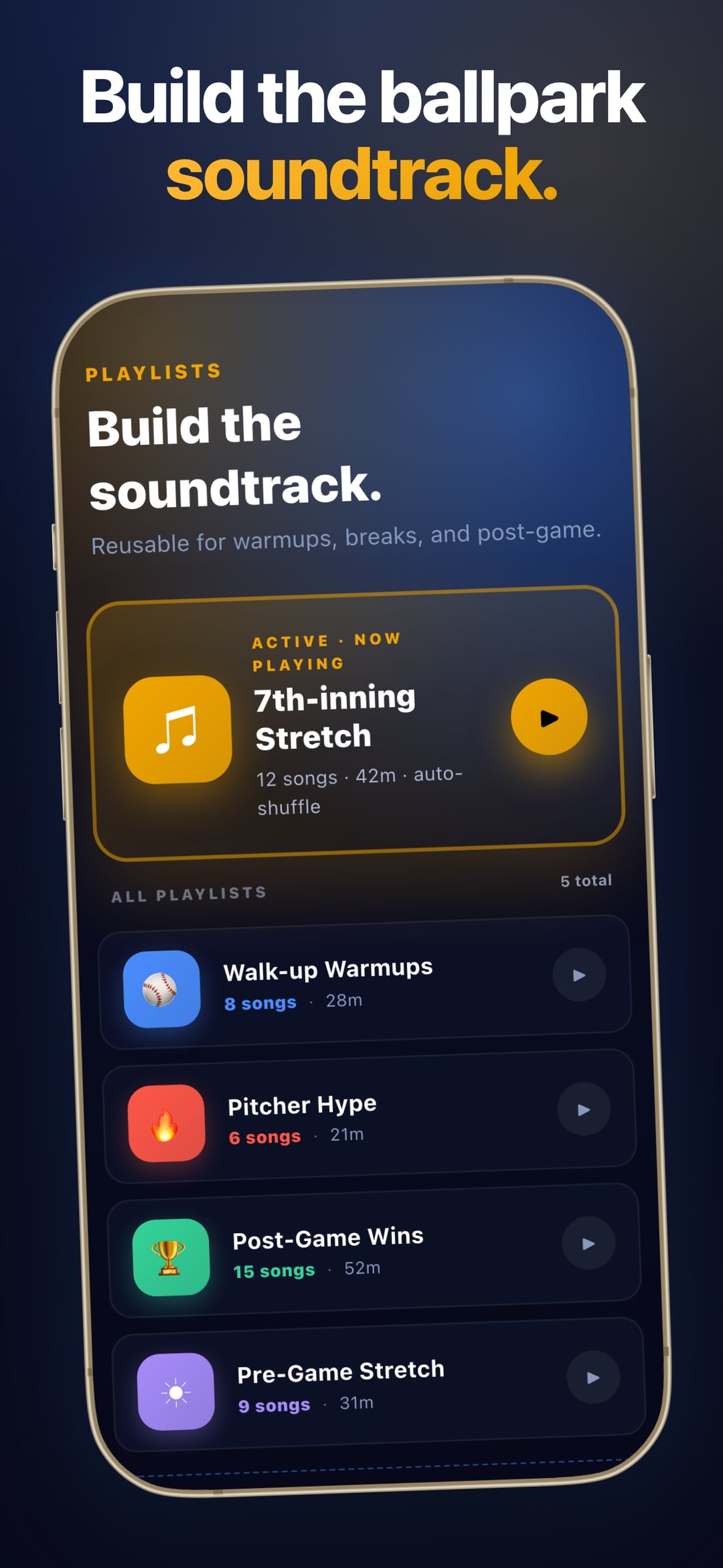 Walkup Pro iPhone screenshot — Music